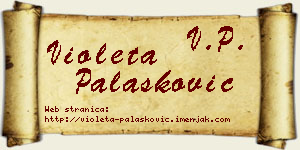 Violeta Palasković vizit kartica